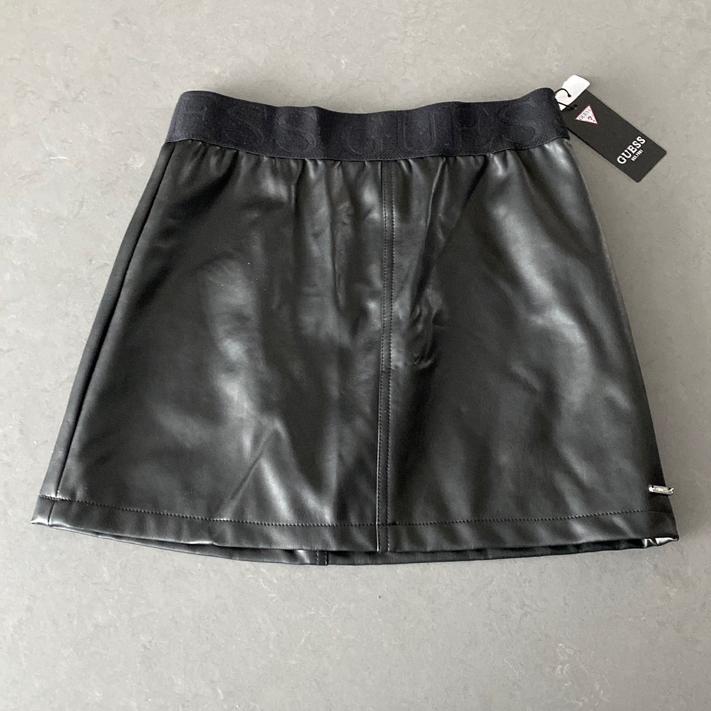 Guess girls pleather skirt size 14 NWT